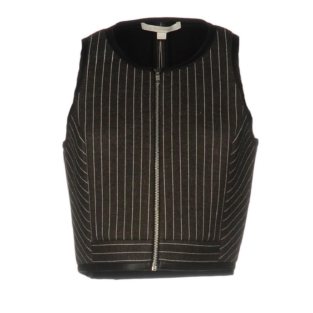 Jonathan Simkhai New W/ Tag Leather-trimmed Top